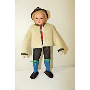 Vintage Doll Around the World International Dress 8" BOY Doll - Sweden Dutch